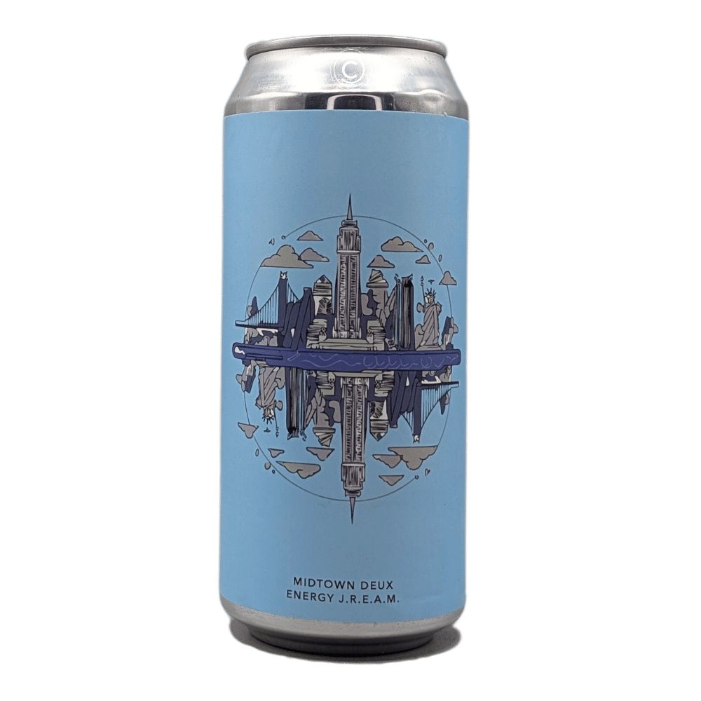 x Burley Oak Brewing Company MIDTOWN DEUX ENERGYJ.R.E.A.M Sour by Evil Twin Brewing NYC, beer label