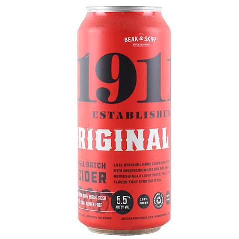 Beak & Skiff Original 1911 Premium Small Batch Hard Cider by Beak & Skiff Apple Orchards, beer label