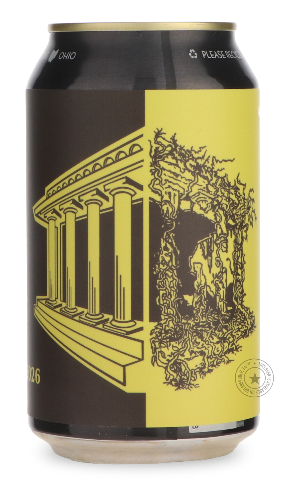 Amalfi Twist Temple of Minerva by Jackie O's Brewery, beer label
