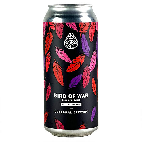 Cerebral Bird of War - All the Berries Sour by Cerebral Brewing, beer label