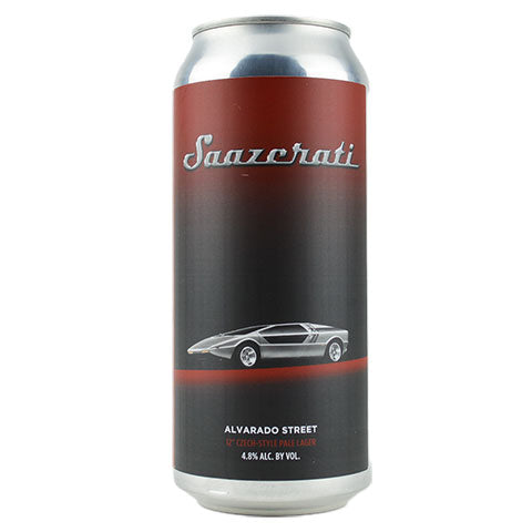 Alvarado Street Saazerati 12° Czech-Style Pale Lager by Alvarado Street Brewery, beer label