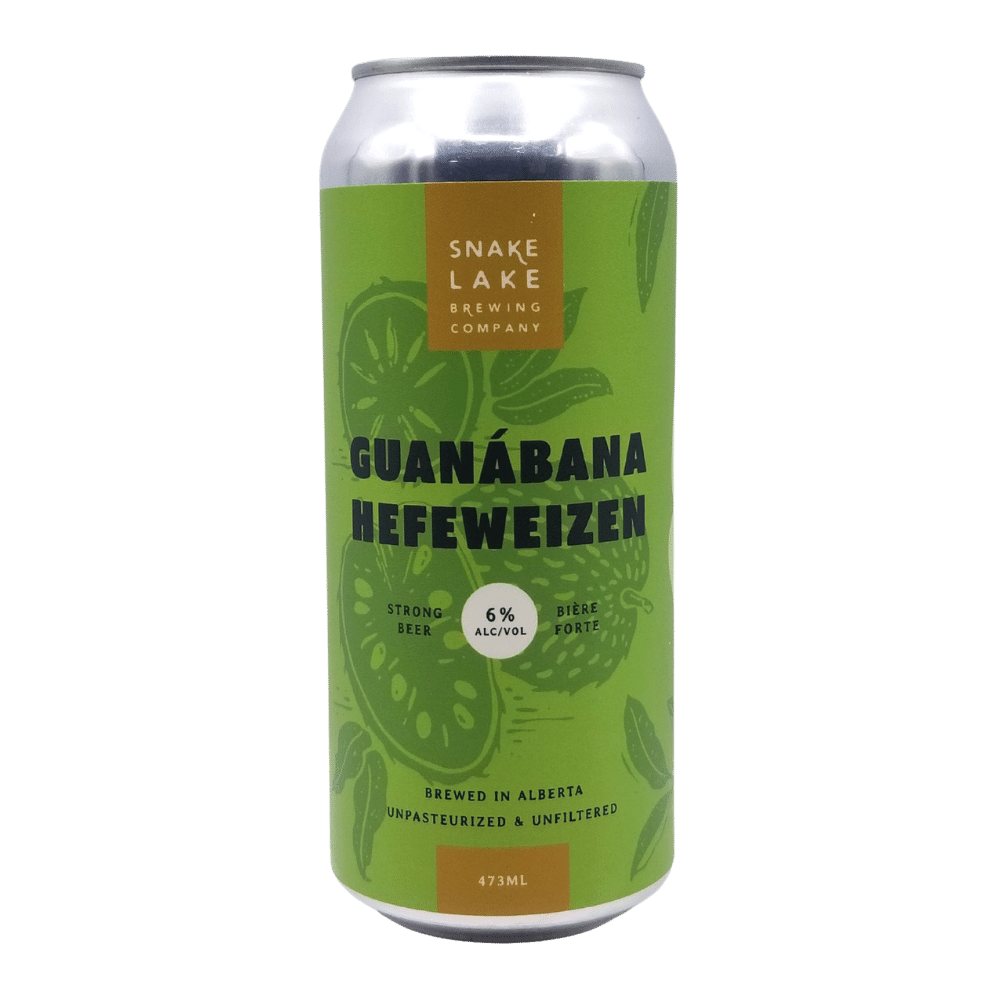 Guanabana Hefeweizen by Snake Lake Brewing Company, beer label