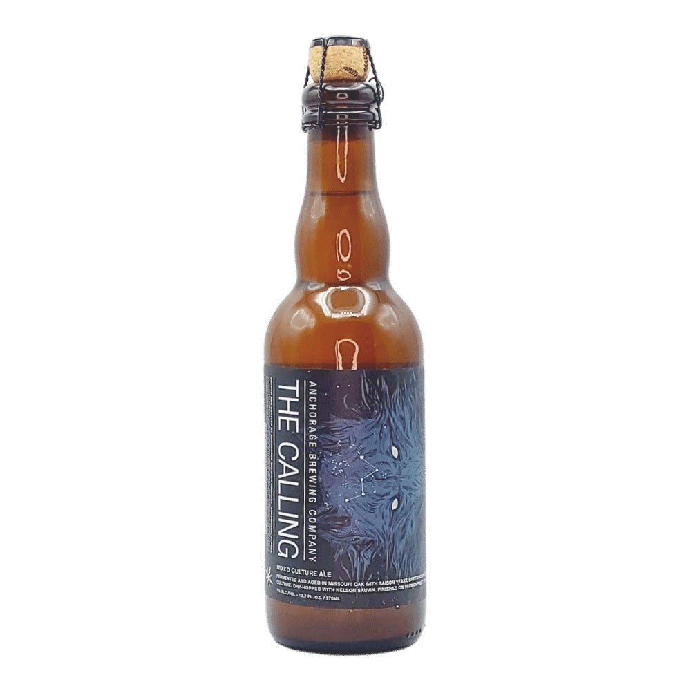 The Calling Mixed Culture Sour by Anchorage Brewing, beer label