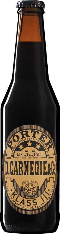 Carnegie Porter by Carlsberg Sverige AB, beer label