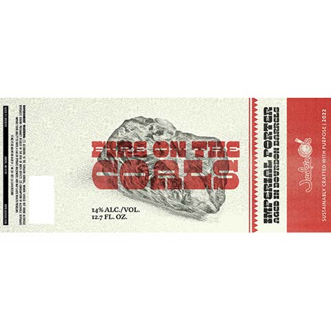 Jackie O's Fire On The Coals Imperial Porter by Jackie O's Pub & Brewery, beer label