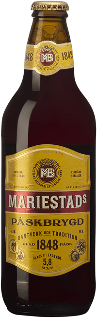 Mariestads Påskbrygd by Spendrups Bryggeri, beer label