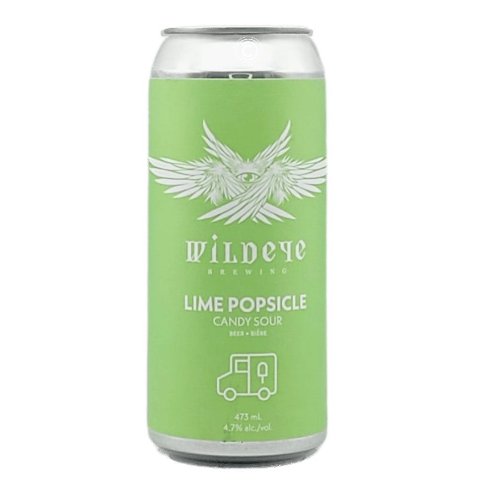 Lime Popsicle Candy Sour by Wildeye Brewing, beer label