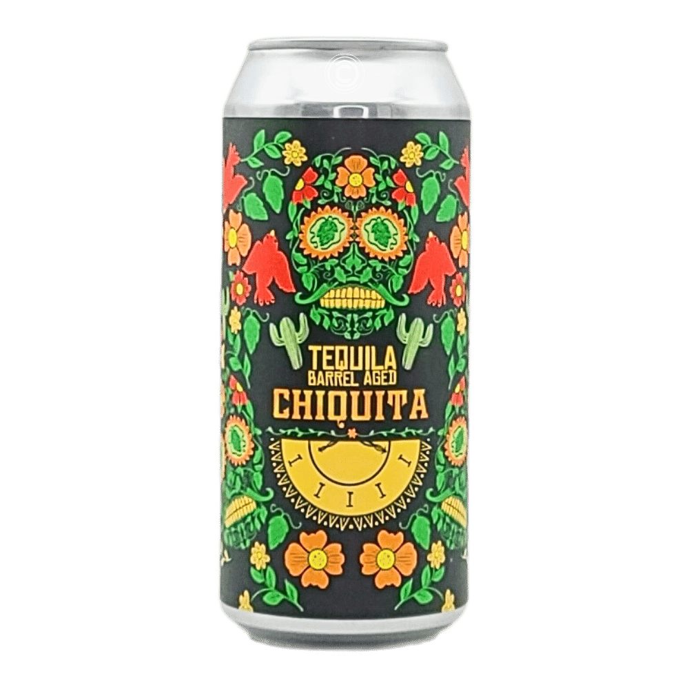 Chiquita Tequila Barrel-Aged Cerveza by Town Square Brewing Co., beer label