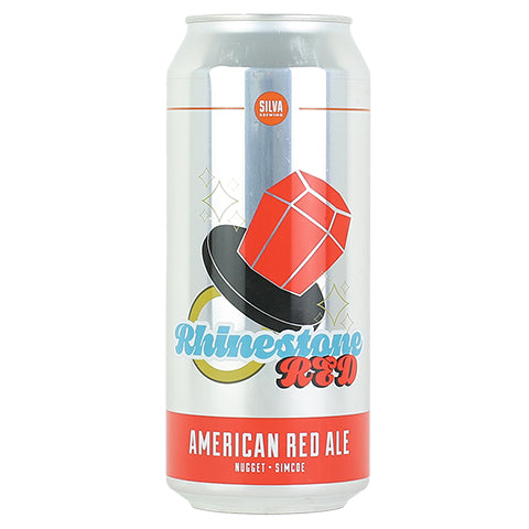 Silva Rhinestone Red Ale by Silva Brewing, beer label