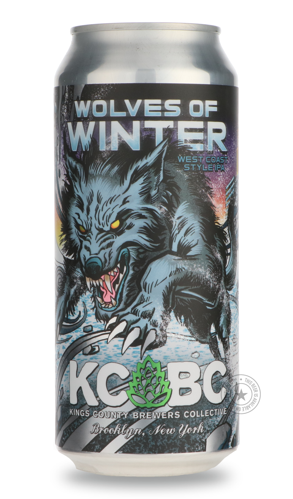 Wolves of Winter by KCBC, beer label
