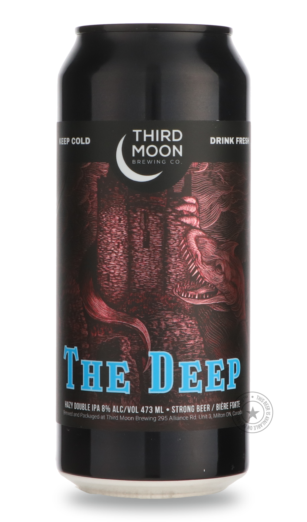 The Deep by Third Moon, beer label