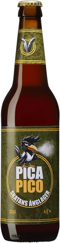 Pica Pico Skatans Ånglager by Topparnas bryggeri AB, beer label