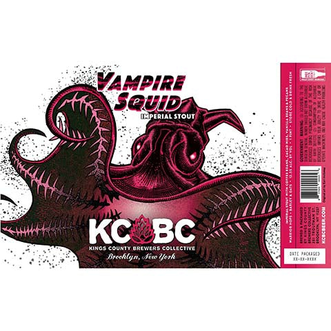 Kings County Brewers Collective Vampire Squid Imperial Stout by Kings County Brewers Collective, beer label