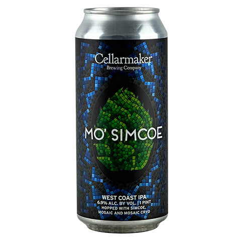Cellarmaker Mo' Simcoe West Coast IPA by Cellarmaker Brewing Company, beer label