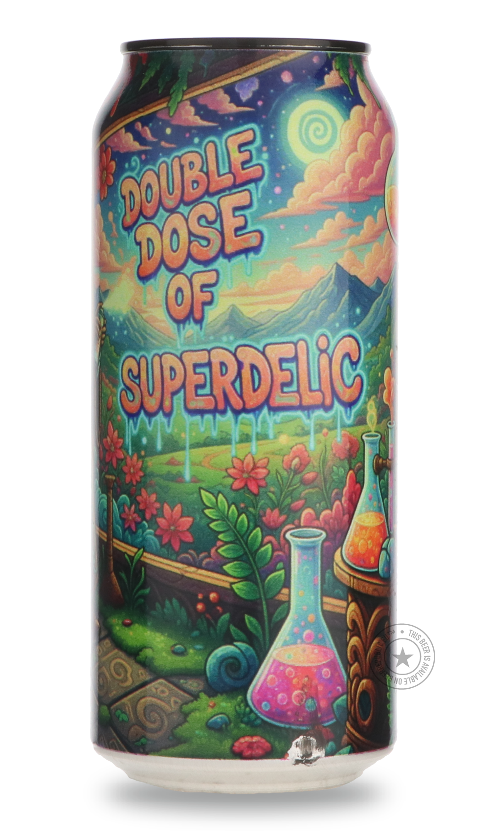 Double Dose of Superdelic by DankHouse Brewing Company, beer label