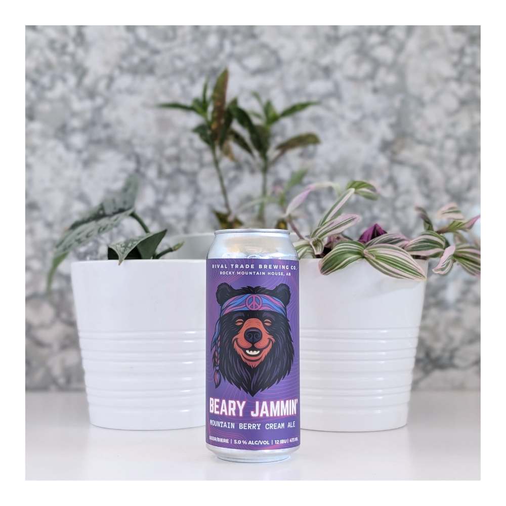 Co. Beary Jammin' Mountain Berry Cream Ale by Rival Trade Brewing, beer label