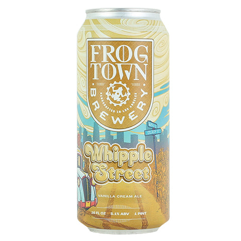 Frogtown Whipple Street Vanilla Cream Ale by Frogtown Brewery, beer label