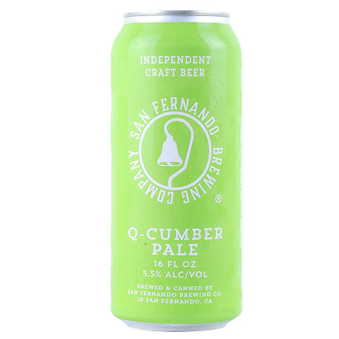San Fernando Q-Cumber Pale by San Fernando Brewing Co., beer label