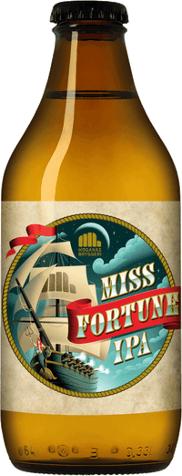 Miss Fortune by Höganäs Bryggeri, beer label