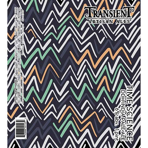 Transient Artisan Ales Time Science IPA by Transient Artisan Ales, beer label