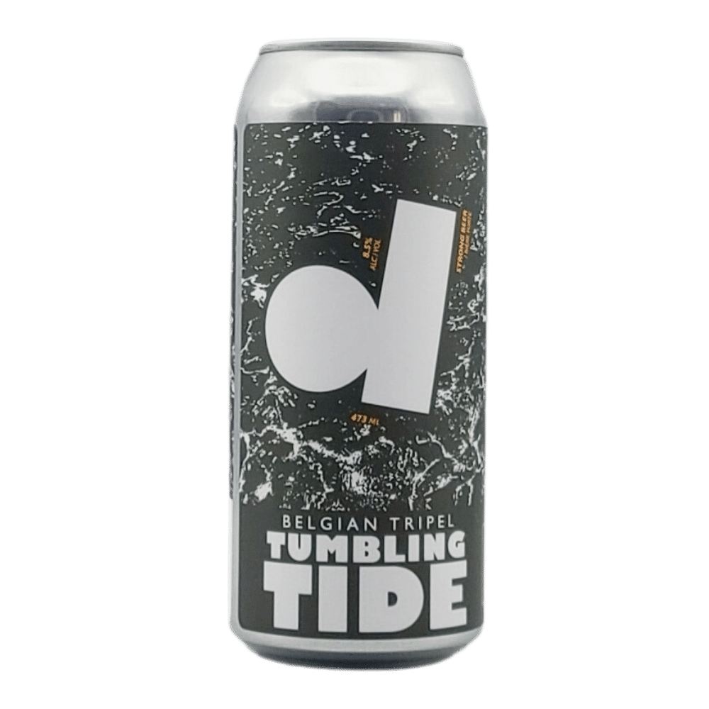 Tumbling Tides Tripel by The Dandy Brewing Company, beer label