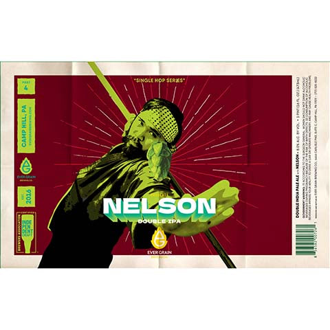 Ever Grain Nelson DIPA by Ever Grain Brewing Co, beer label