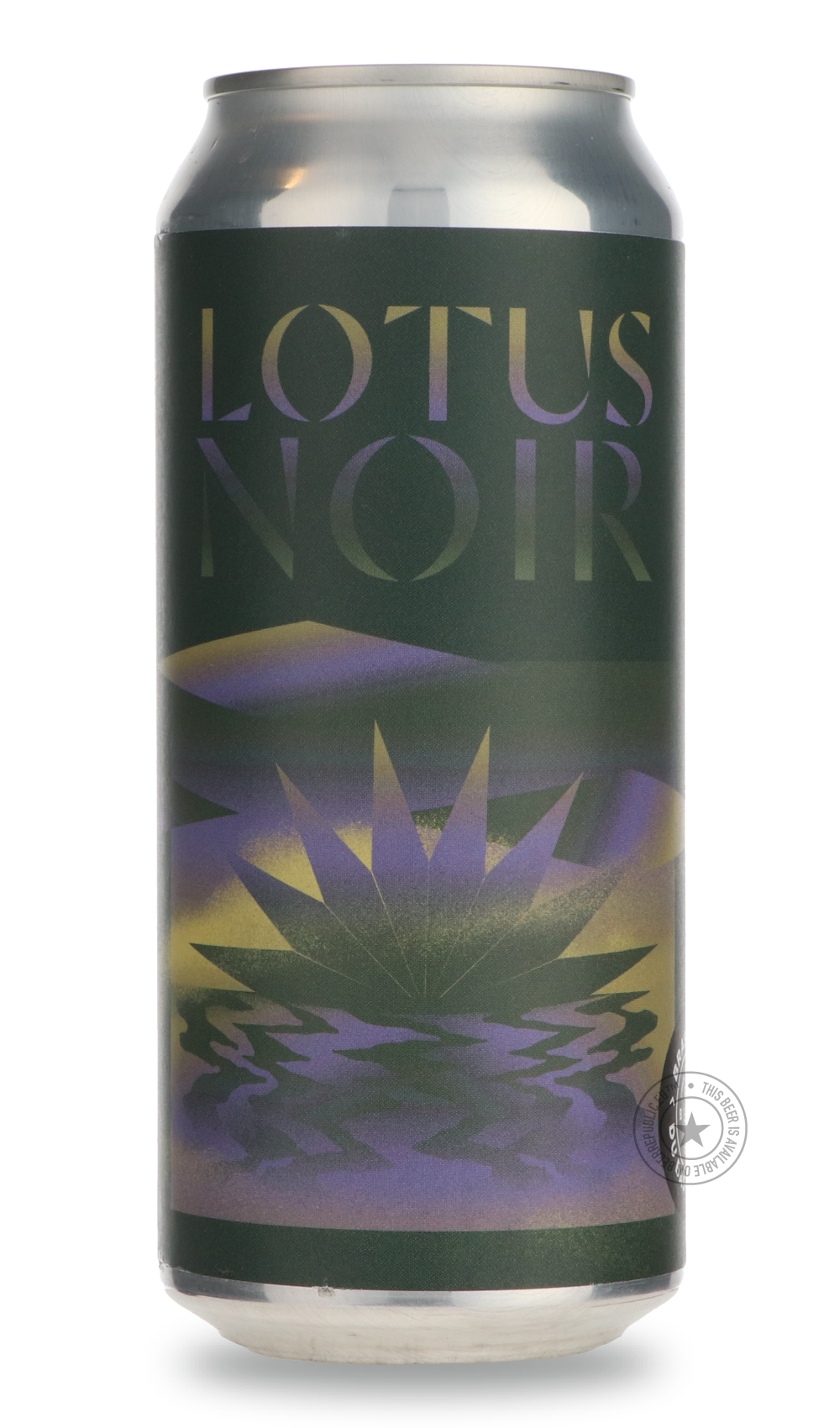 Lotus Noir by Brasserie du Bas-Canada, beer label