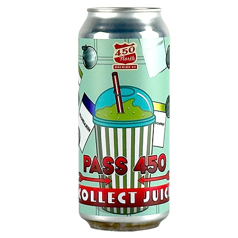 450 North SLUSHY XXL Pass 450 Collect Juice Sour by 450 North Brewing Company, beer label
