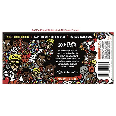 Scofflaw Kulture City IPA by Scofflaw Brewing Co, beer label