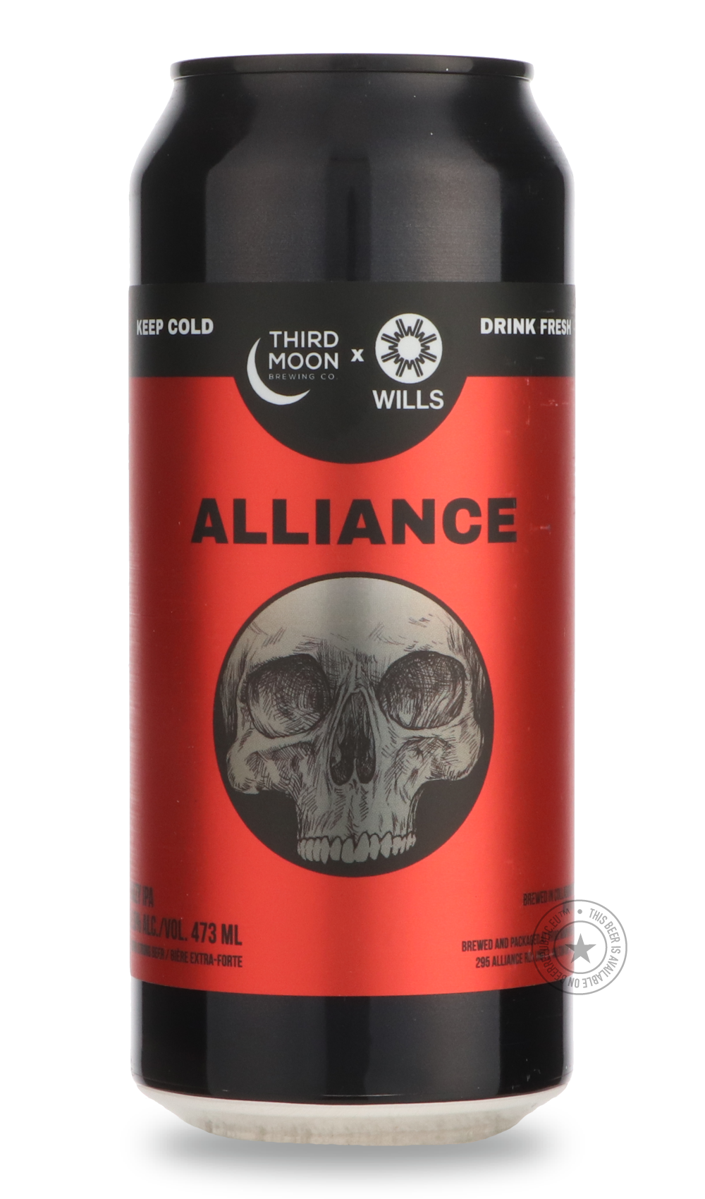 Alliance / Wills by Third Moon, beer label