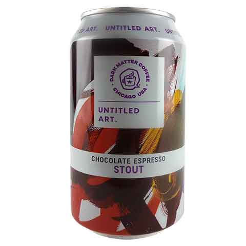 Untitled Art Chocolate Espresso Stout by Untitled Art, beer label