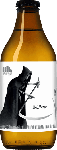 HelVete by Höganäs Bryggeri, beer label