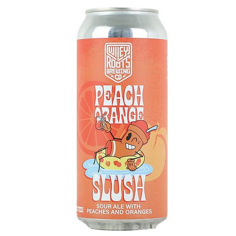 Wiley Roots Peach Orange Slush Sour Ale by Wiley Roots Brewing Co, beer label