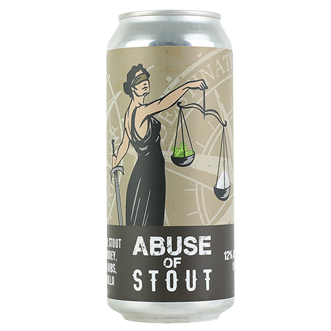 Destination Unknown Abuse of Stout by Destination Unknown Beer Company, beer label