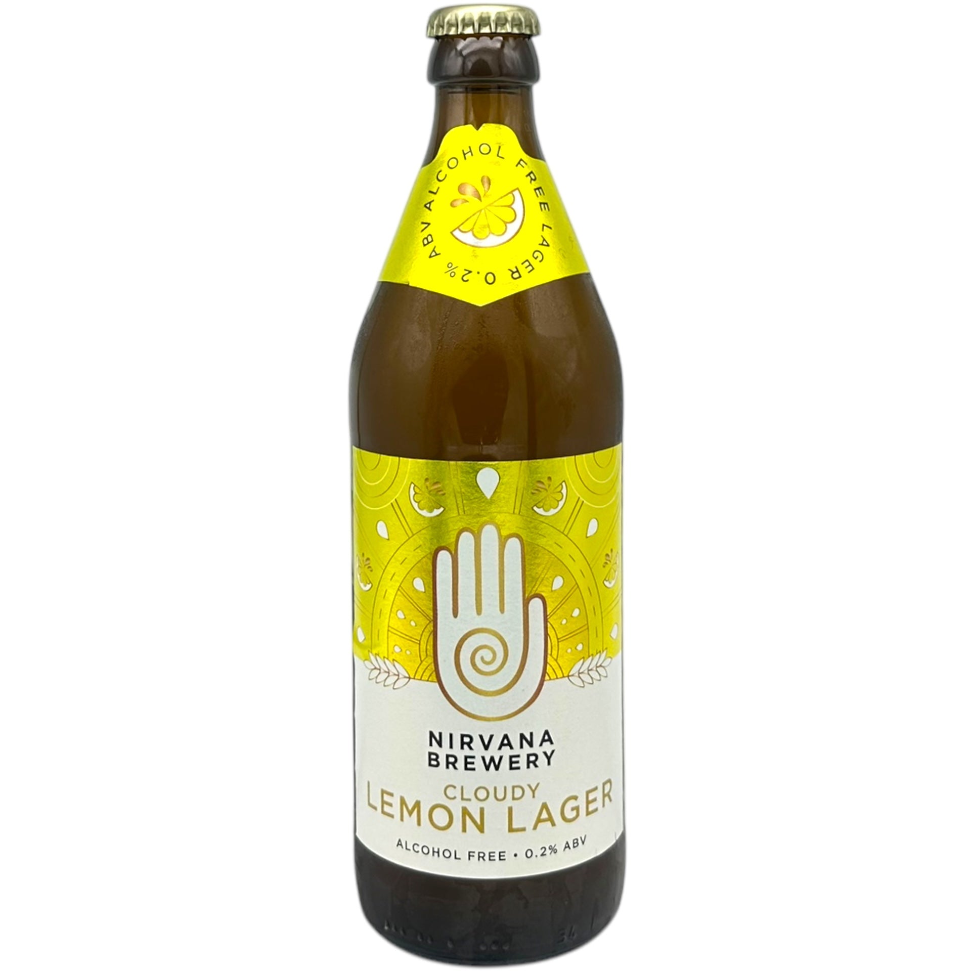 Nirvana Brewery Cloudy Lemon Lager by Nirvana Brewery, beer label