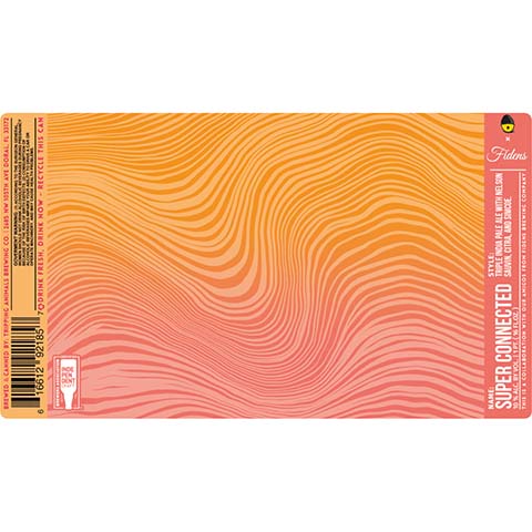 Tripping Animals Super Connected TIPA by Tripping Animals Brewing Co., beer label