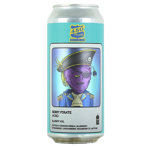 450 North Berry Pirate Slushy XXL Sour Ale by 450 North Brewing Company, beer label