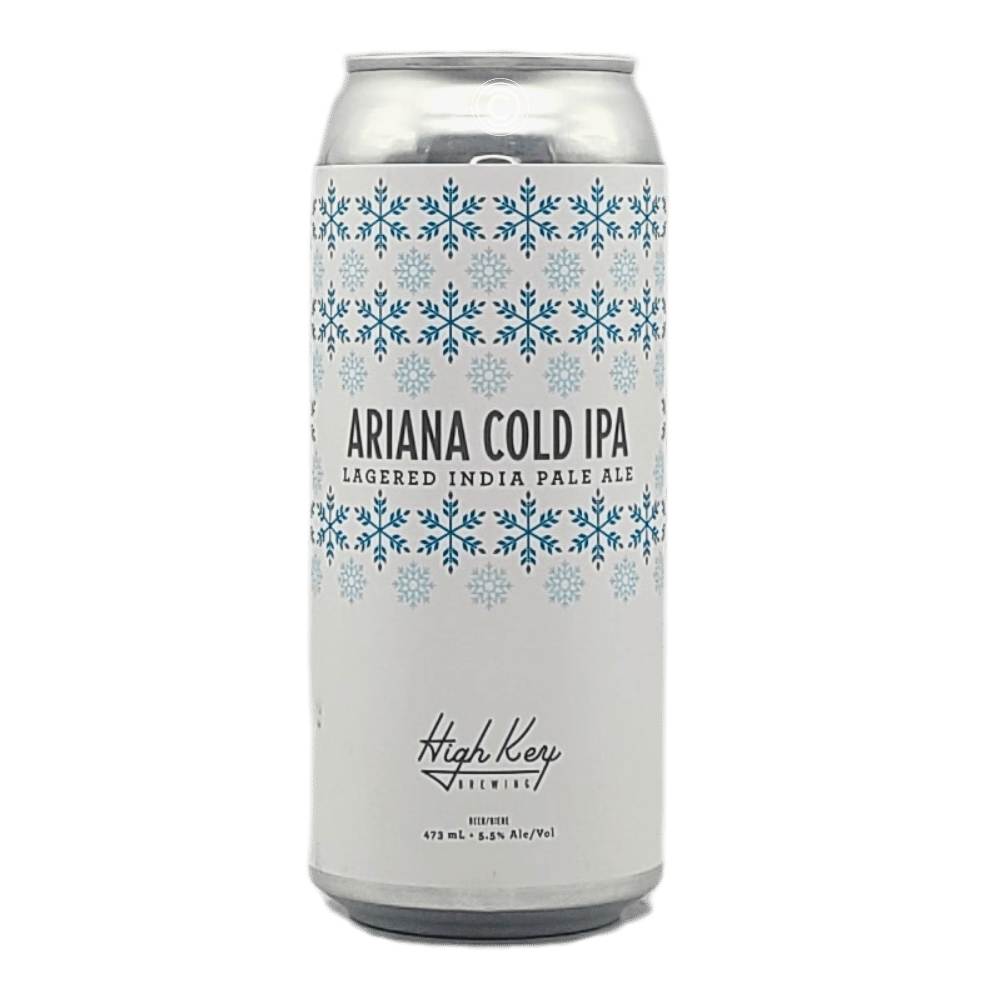 Ariana Cold IPA by High Key Brewing, beer label
