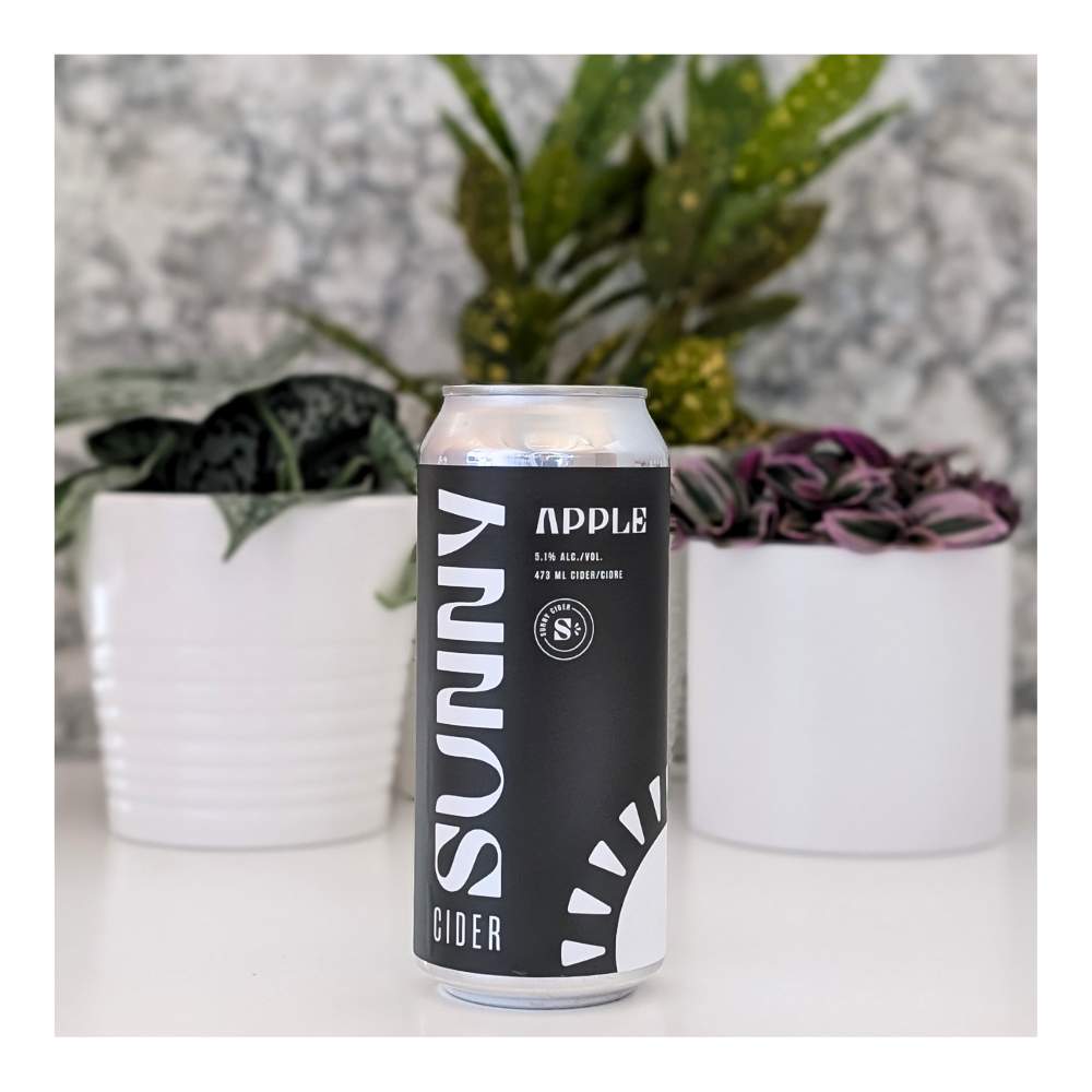 Apple Cider by SunnyCider, beer label