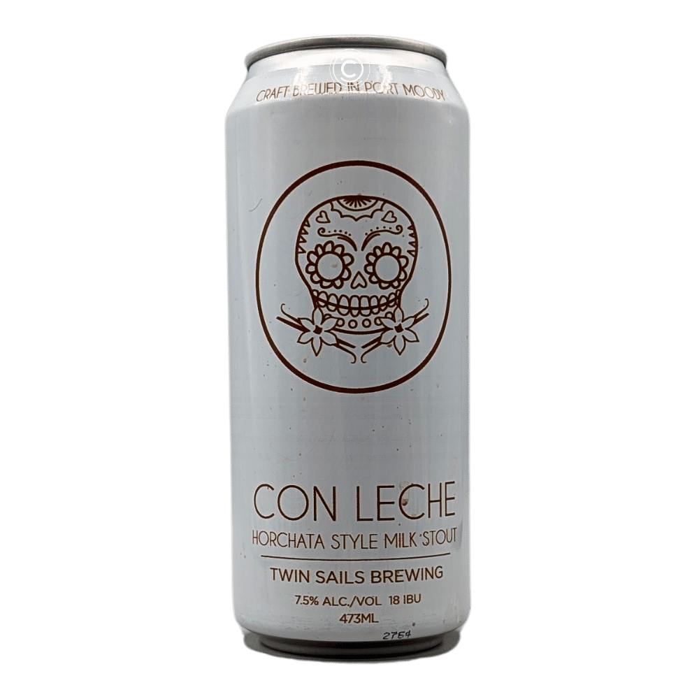 Con Leche Horchata Style Milk Stout by Twin Sails Brewing, beer label