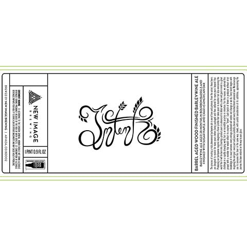 New Image Intent Barrel Aged Wood Finished Barleywine Ale by New Image Brewing Co, beer label