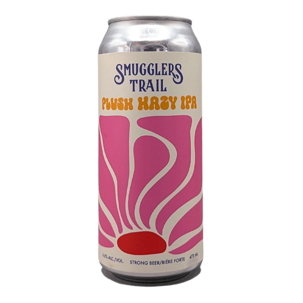 Plush Hazy IPA by Smugglers Trail Caskworks, beer label