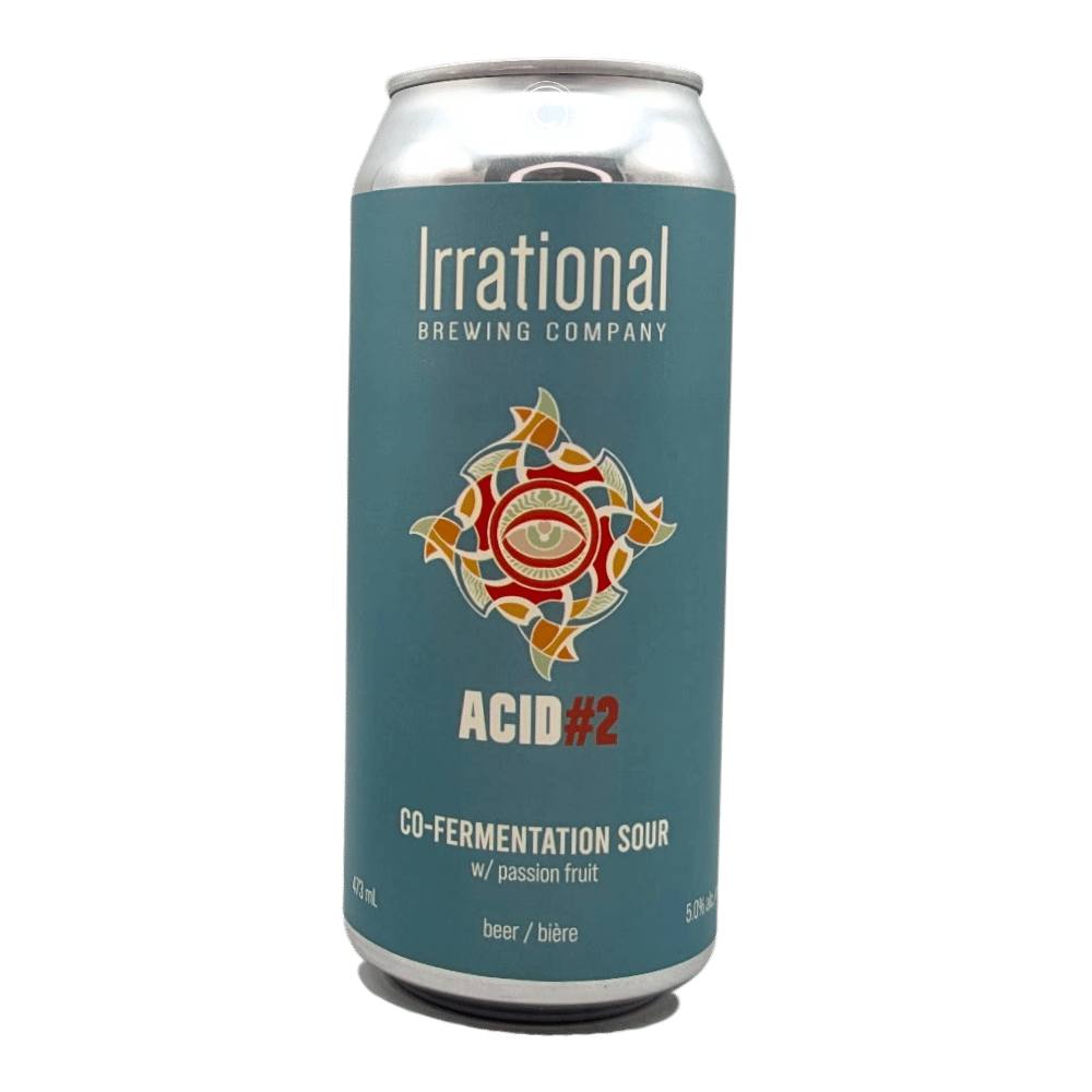 Exp. Acid #2 Passion Fruit Sour by Irrational Brewing Company, beer label
