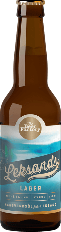 Leksands Lager by The Beer Factory Leksand, beer label