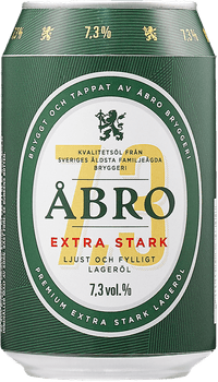 Original Extra Stark by Åbro Bryggeri, beer label