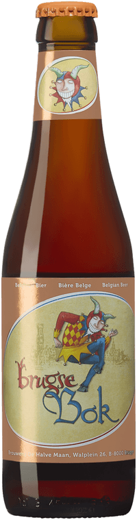 Brugse Bok by De Halve Maan, beer label