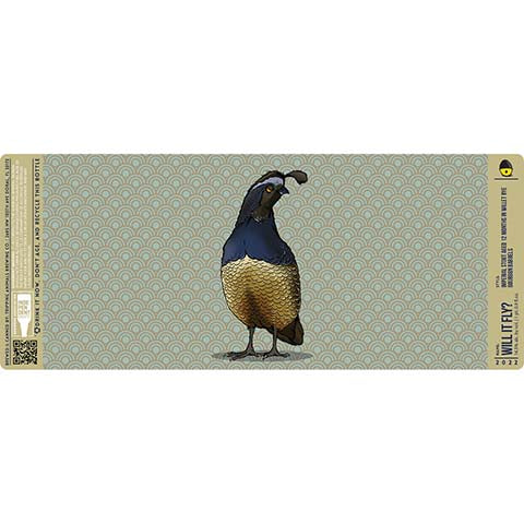 Tripping Animals Will It Fly? Imperial Stout by Tripping Animals Brewing Co., beer label