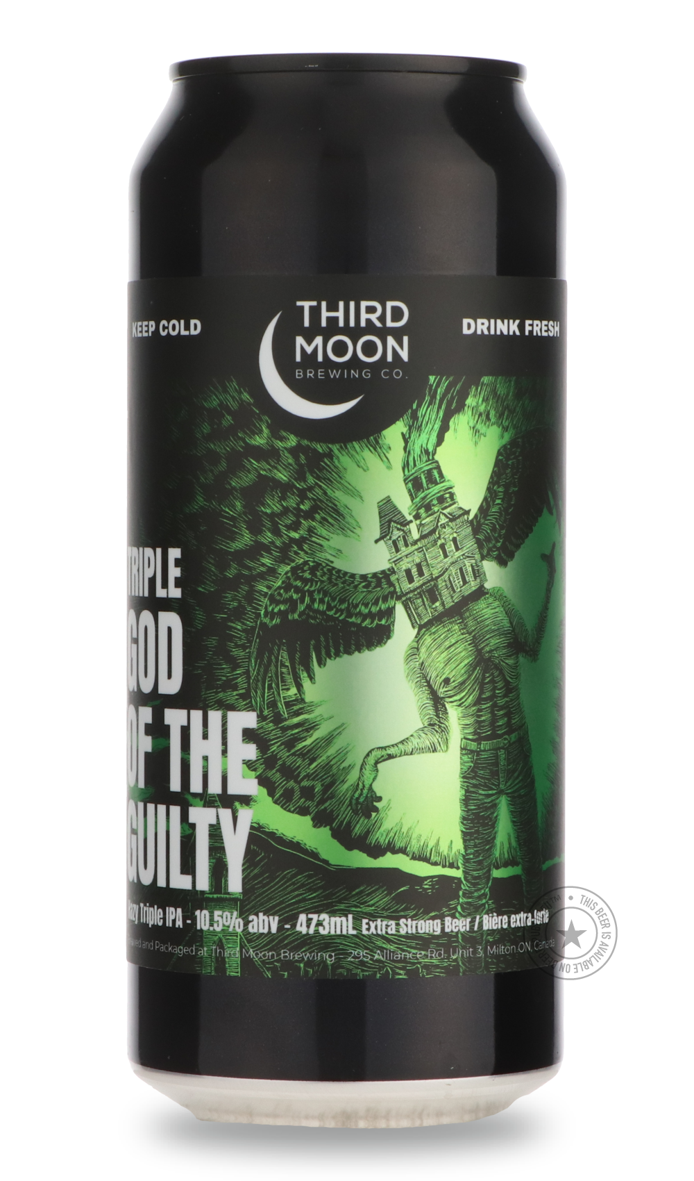 Triple God of the Guilty by Third Moon, beer label