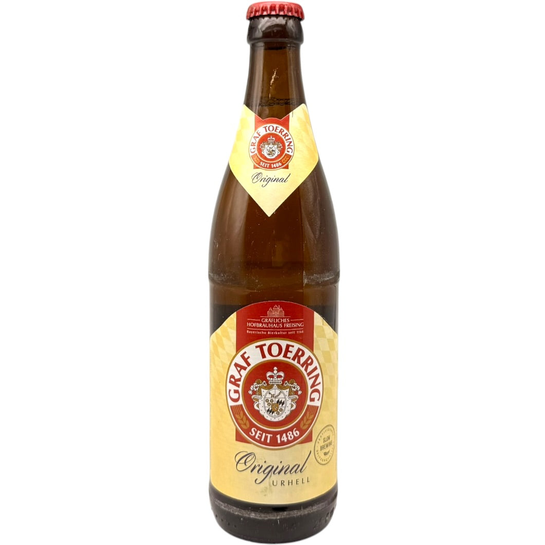 Hofbrauhaus Freising Graf Toerring Original Urhell by Hofbrauhaus Freising, beer label