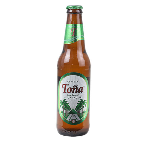 Cerveza Toña Lager Especial Nicaragua by Compañía Cervecera de Nicaragua, beer label